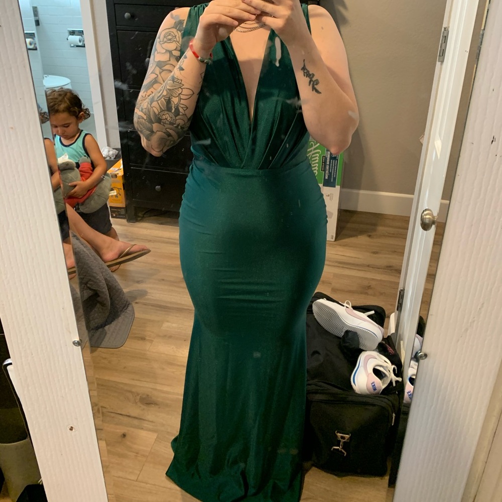 Emerald Green formal dress